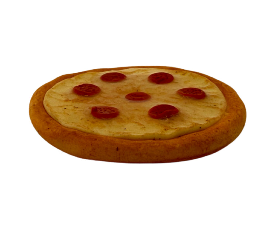 Miniature - Mini pizza, miniature food pizza for dollhouses