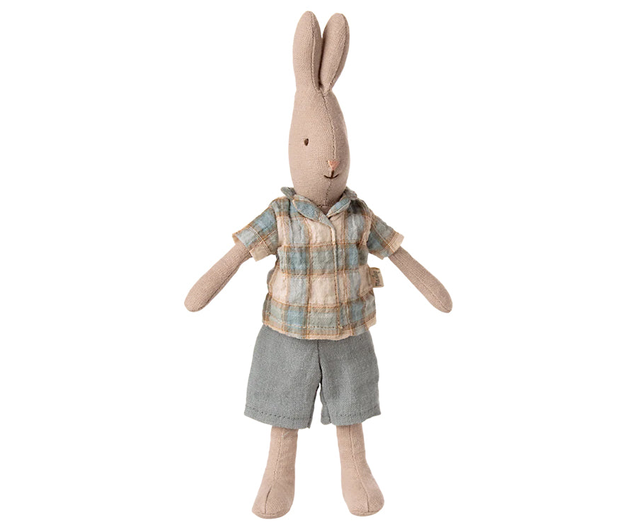 Maileg – Kanin pojke, klassisk med skjorta och shorts, bunny size 1
