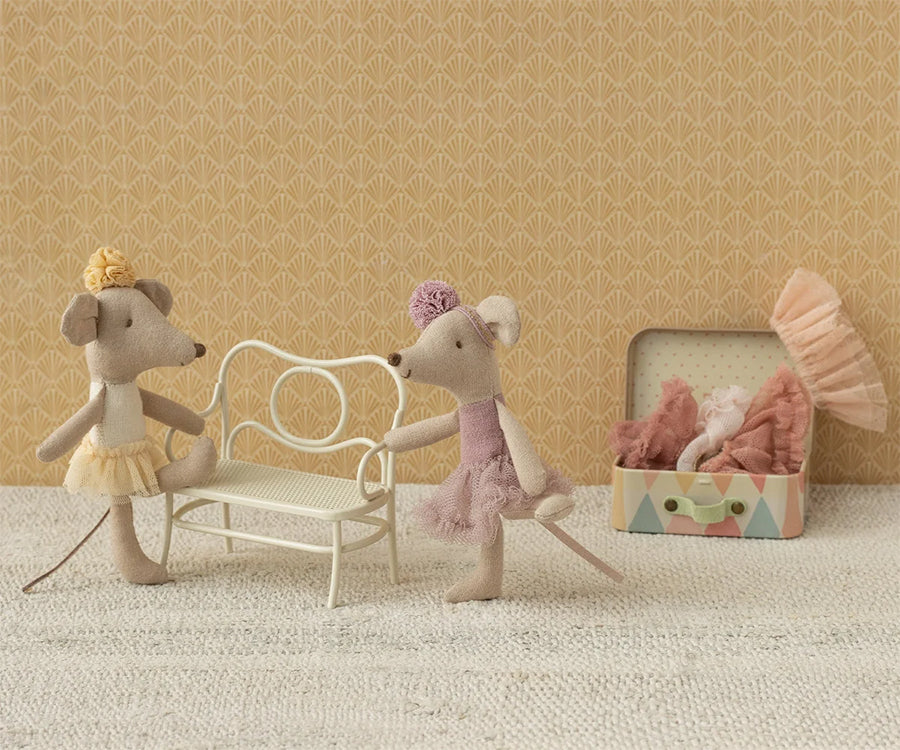 Maileg – Lillasyster Heather ballerina, syster mus i lila / ljung