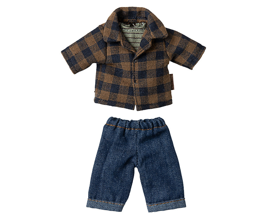 Maileg – Dad mouse with shirt and pants