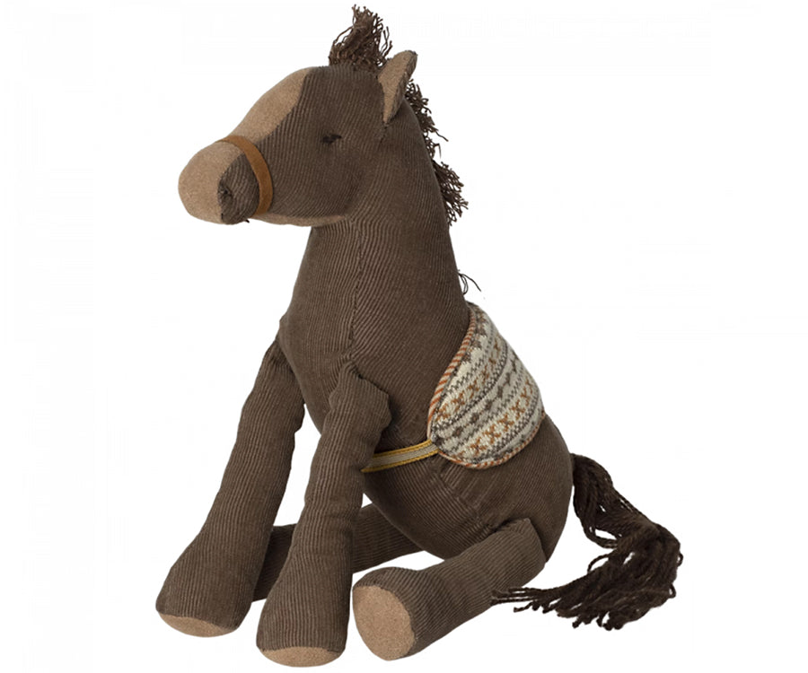 Maileg – Pony stuffed animal, horse with saddle