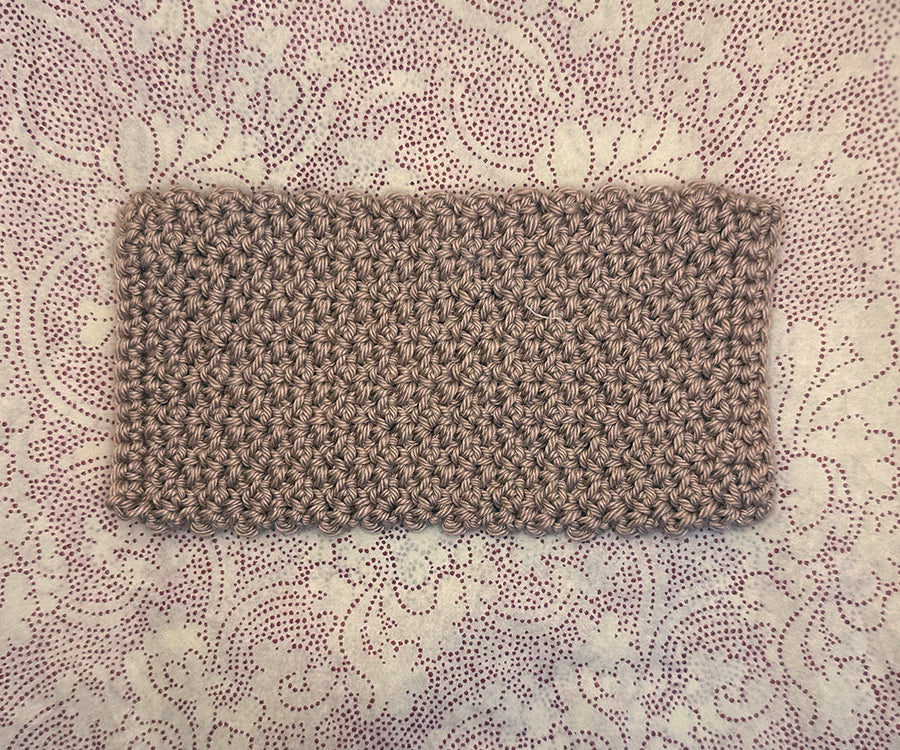 Miniature - Crocheted oblong carpet for dollhouses