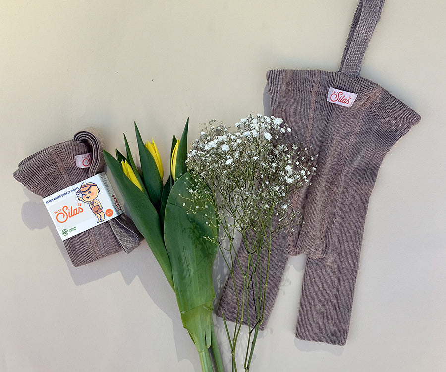 Silly Silas – Shorty tights, Peanut Blend