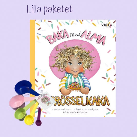 Baka med Alma – Lilla paketet, bakbok och måttsats