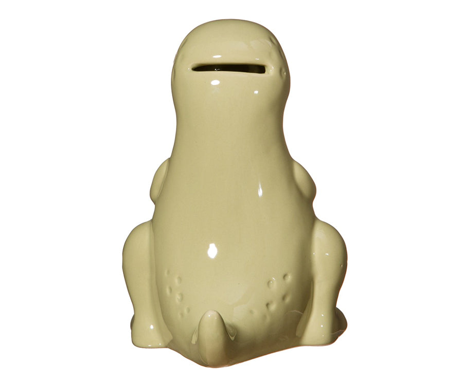 Sparbössa dinosaurie T-Rex grön, ”spargris”