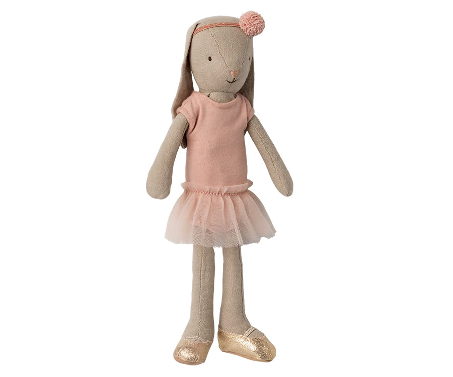 Maileg – Ballerina kläder rosa och ballerinaskor i storlek 2 till kanin, ballerinaklänning rosa i tyll, hårband, skor och klänning, FÖRBESTÄLLNING