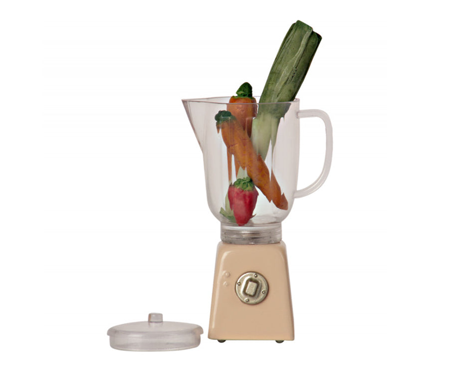 Maileg – Rosa blender miniatyr, mixer i puderrosa