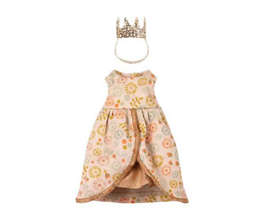 Maileg – Drottningkläder från tidigare kollektion till mamma mus, Queen Mouse Clothes (slutsåld kollektion)