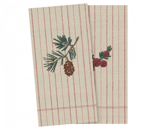 Maileg – Julservetter liten, Brindille de noël, pappersservetter 16 st