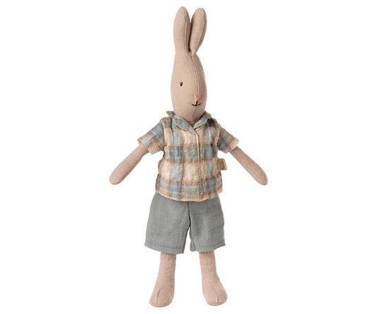 Maileg – Kanin pojke, klassisk med skjorta och shorts, bunny size 1