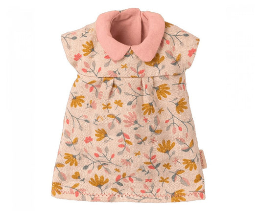 Maileg – Blommig rosa klänning till teddy mamma, kläder för björn