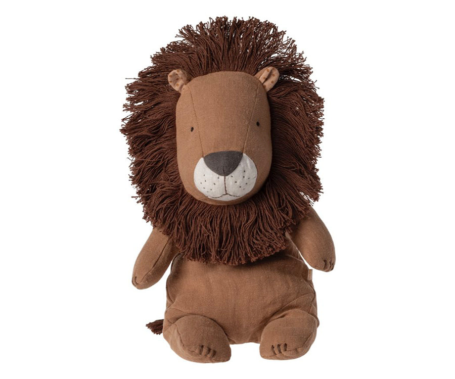 Maileg – Lejon gosedjur, Safari Friends, brun med lejonman och svans