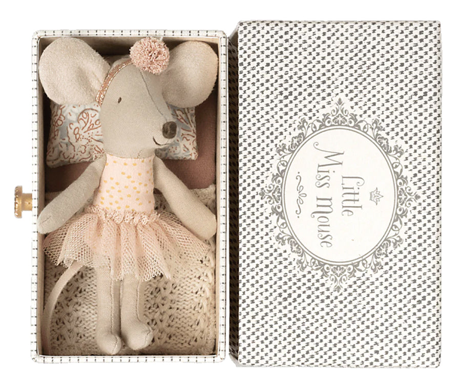 Maileg – Little sister ballerina, dancing mouse in box