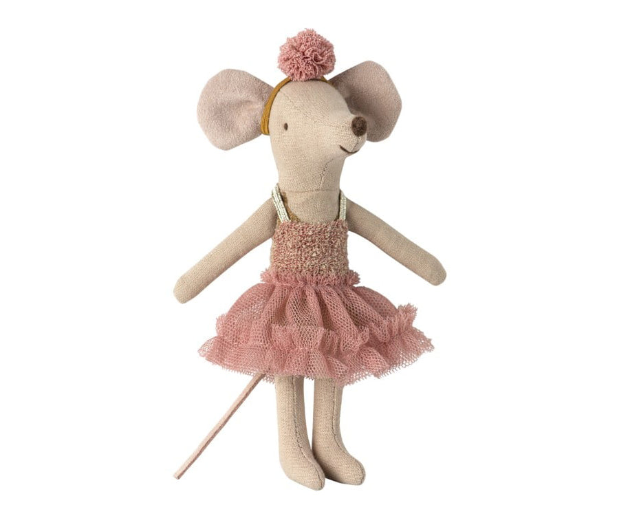 Maileg – Storasyster ballerina mus, dansmus Mira Belle i kartong (slutsåld kollektion)