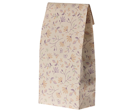 Maileg – Presentpåse small Merle ljung med blommor, påse micro "Merle heather" till presenter
