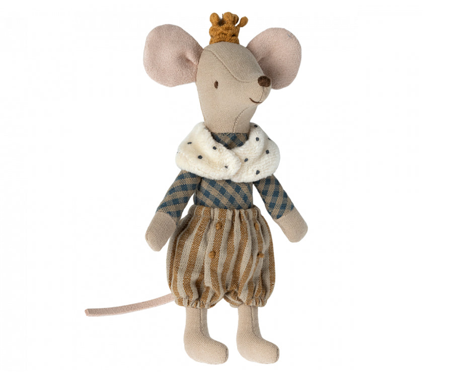 Maileg – Storebror mus, prins med krona