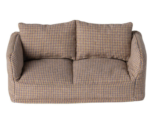 Maileg – Miniature sofa, cream colored with cushions