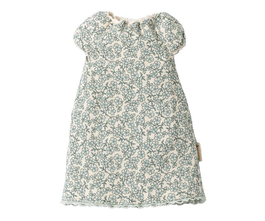 Maileg – Blommigt nattlinne till teddy mamma, kläder för björn nalle