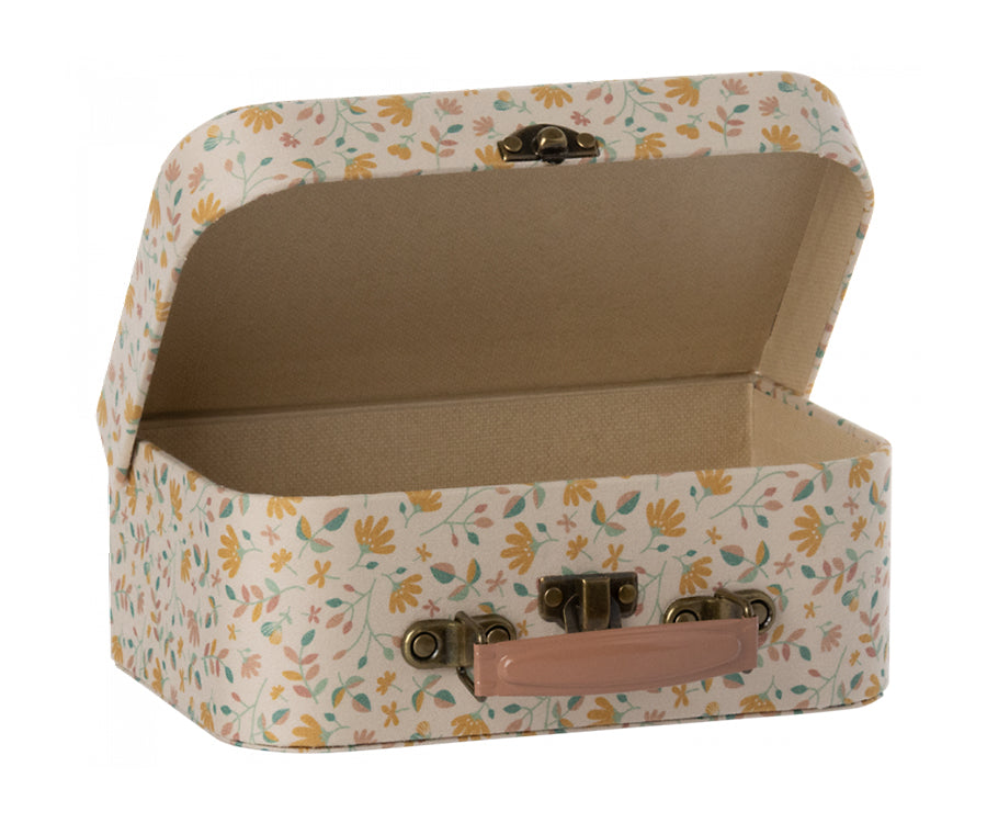 Maileg – Resväska med motiv, blommor och hästar, väska 2 st