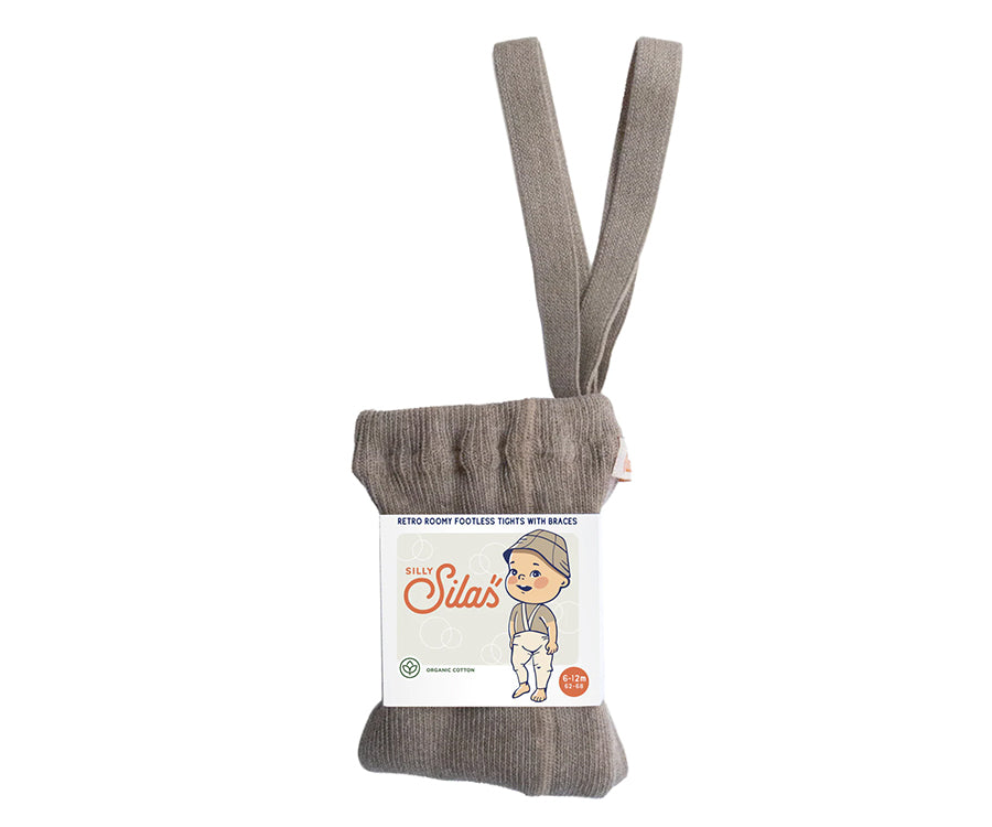 Silly Silas – Roomy Footless tights, Peanut Blend