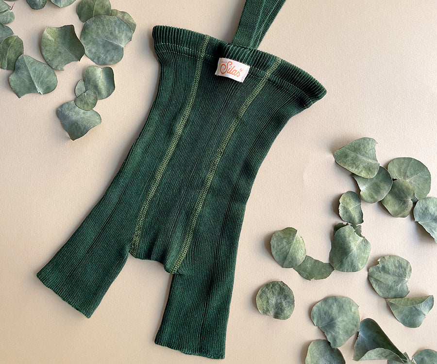 Silly Silas – Shorty tights, Dark Forest Green