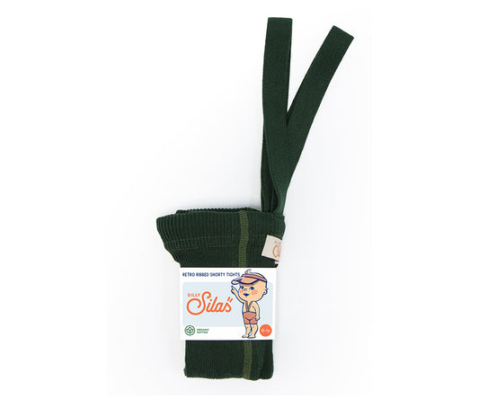 Silly Silas – Shorty tights, Dark Forest Green