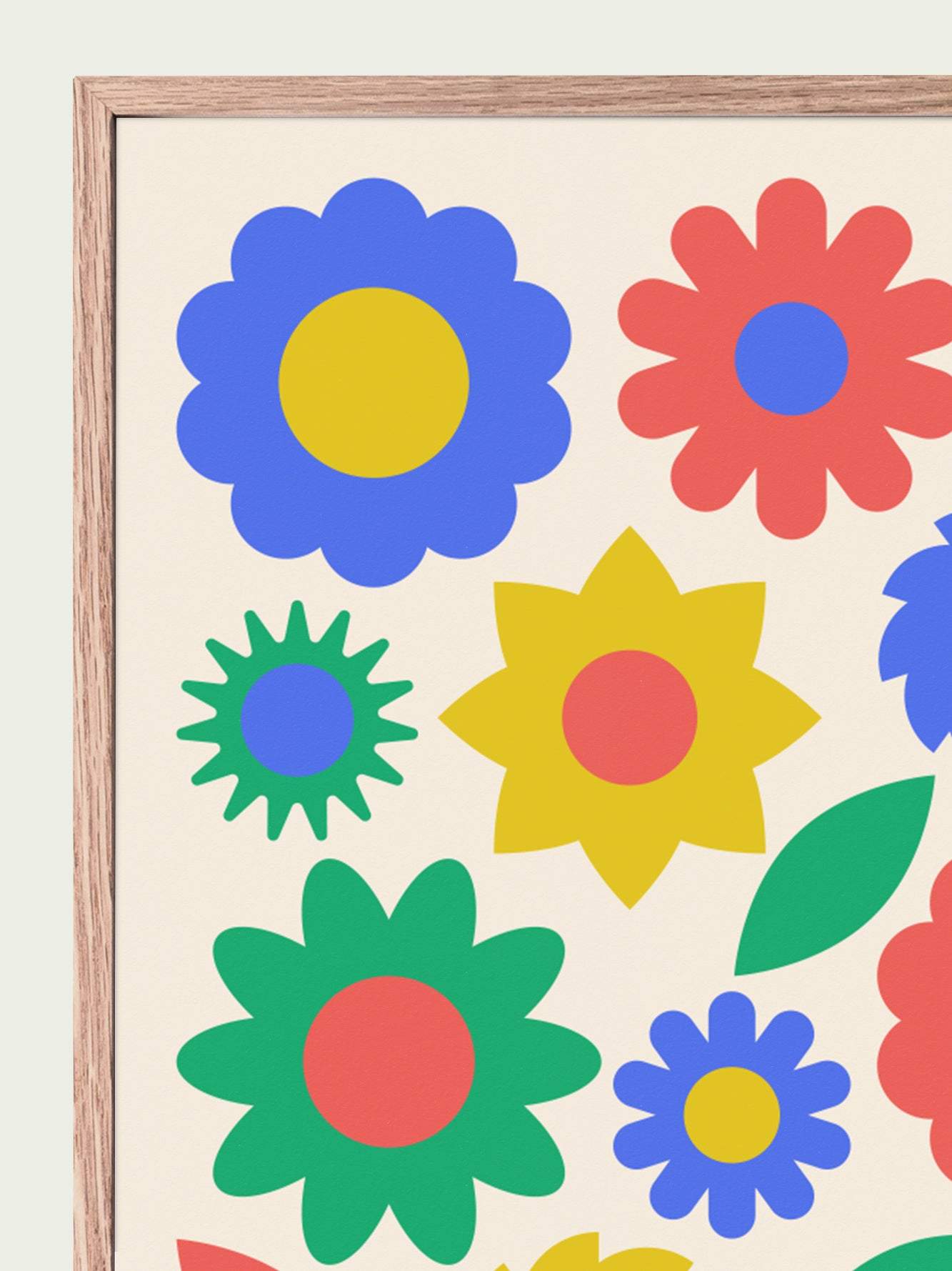 Blommigt – affisch 50x70