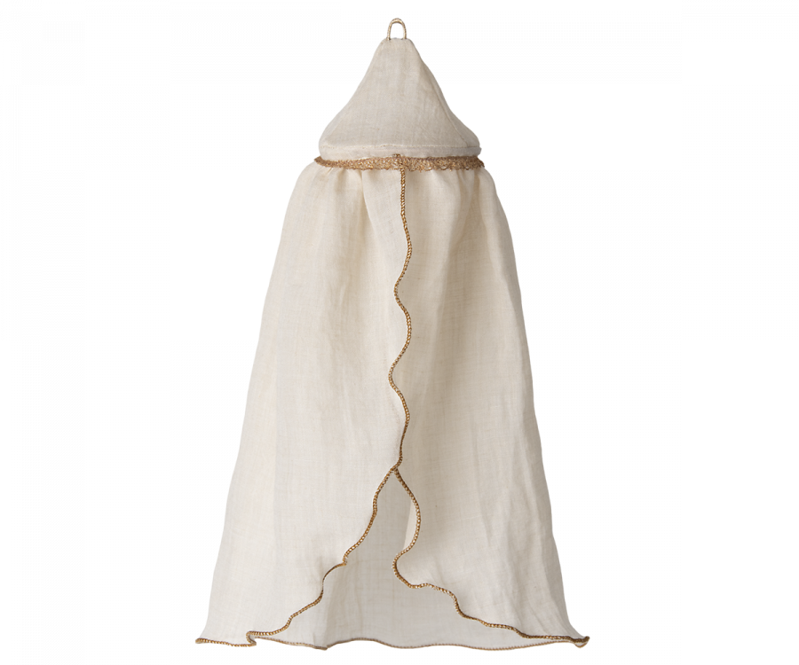 Maileg – Bed canopy cream colored miniature