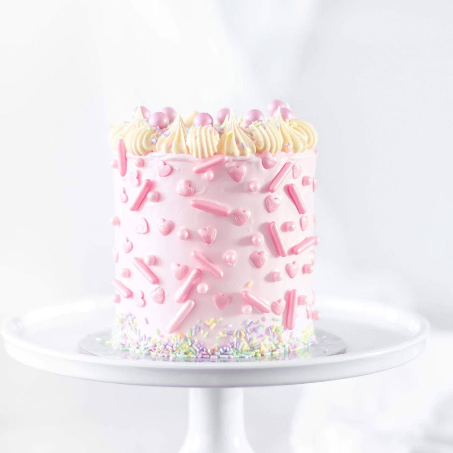 Baka med Alma – Pastel Strands, strössel från Happy Sprinkles 90g